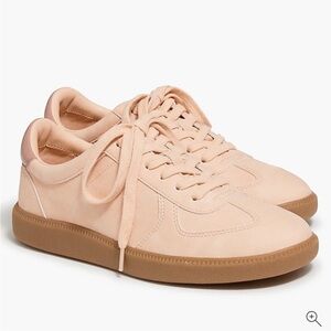 J.Crew pink suede sneakers 10